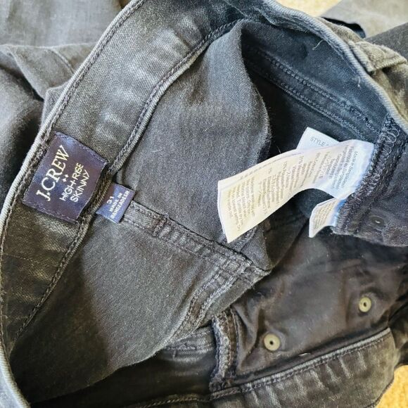 J.Crew High Rise Skinny Jeans – Black, Stretch Denim, Size 31 - Picture 5 of 5